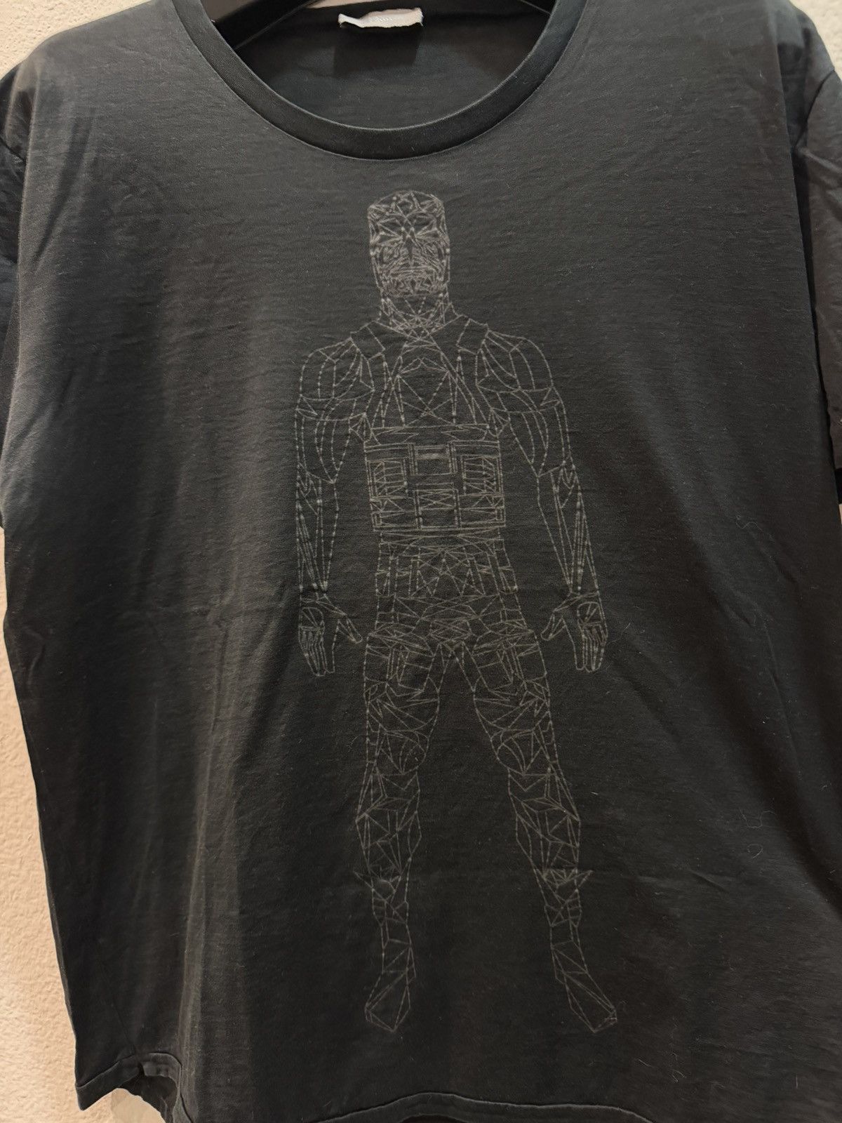 Dior SS04 Strip Robot Tee Size US M / EU 48-50 / 2 - 2 Thumbnail