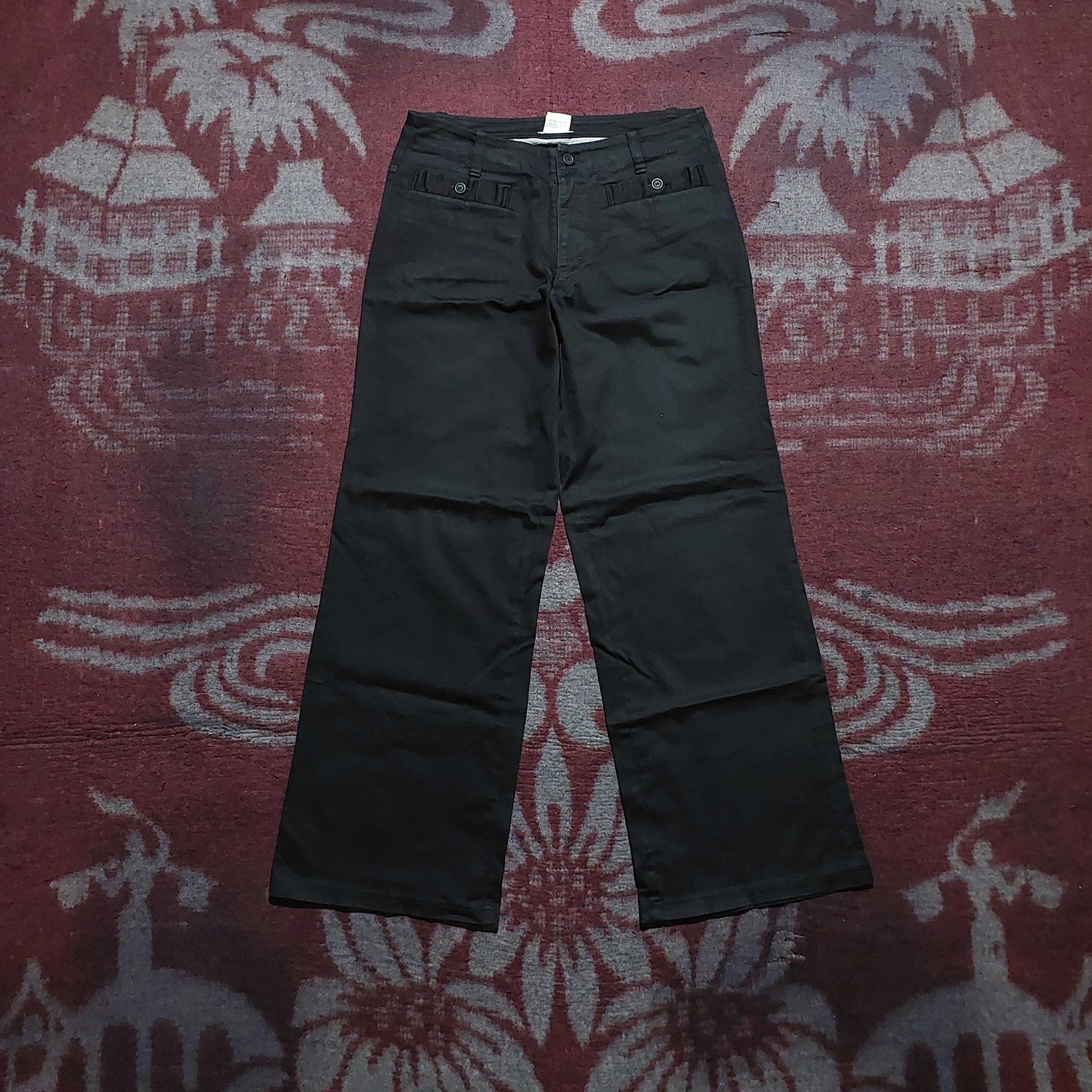 Issey Miyake Issey miyake Plantation black wide pants Size US 30 / EU 46 - 1 Thumbnail