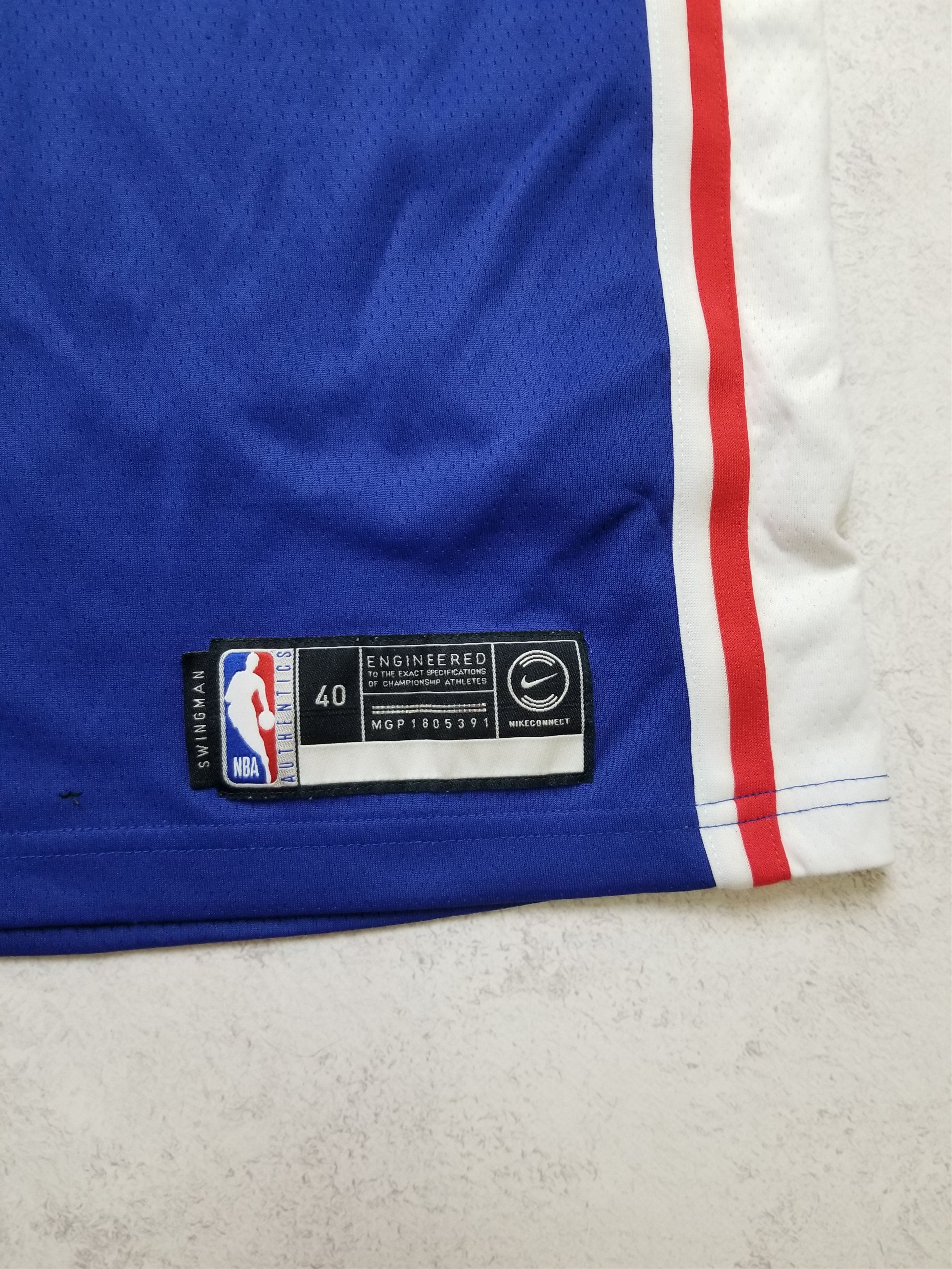 Nike Nike Philadelphia 76ers #21 Joel Embiid Basketball Jersey Size US S / EU 44-46 / 1 - 11 Thumbnail