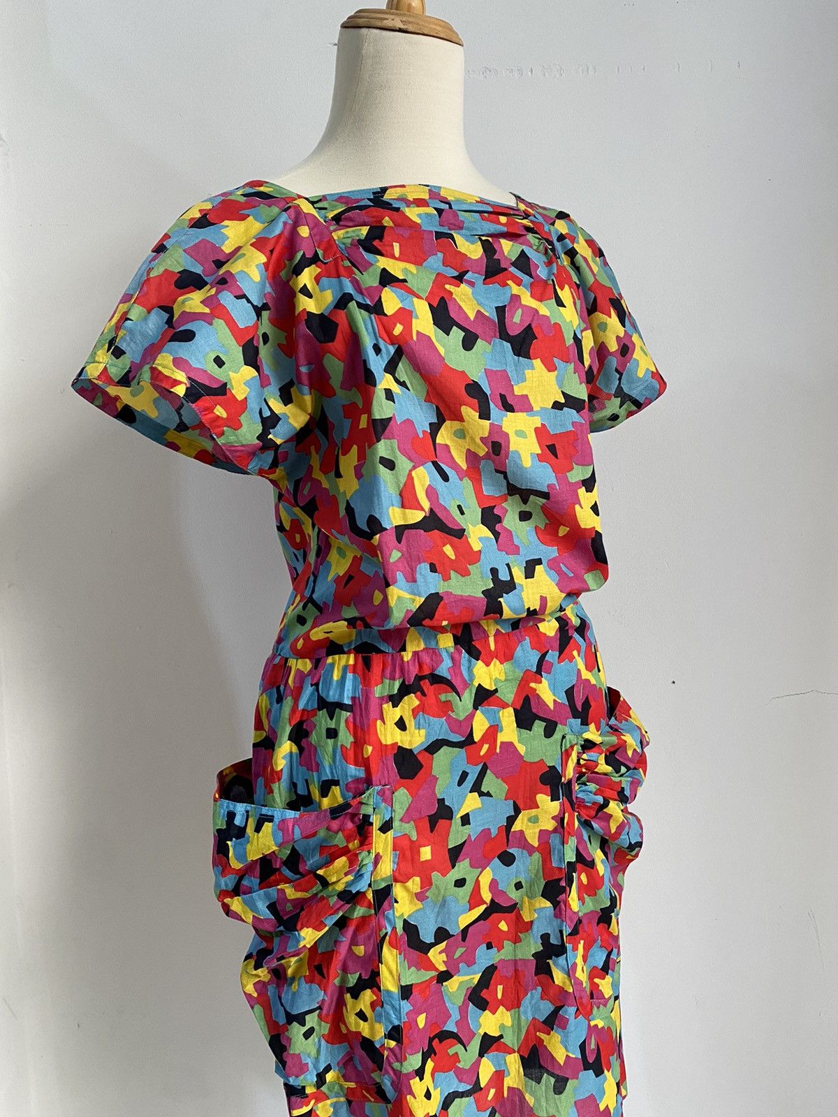 Fendi × Vintage Vintage 1980s Fendi Floral Print dress Size M / US 6-8 / IT 42-44 - 5 Thumbnail