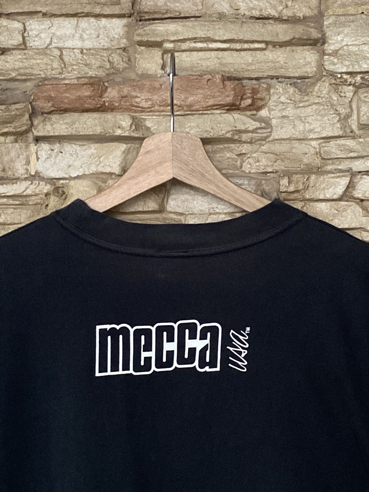 Vintage Rare Vintage Mecca USA Half Sleeve Tees Y2K Hiphop Style Size US L / EU 52-54 / 3 - 11 Thumbnail
