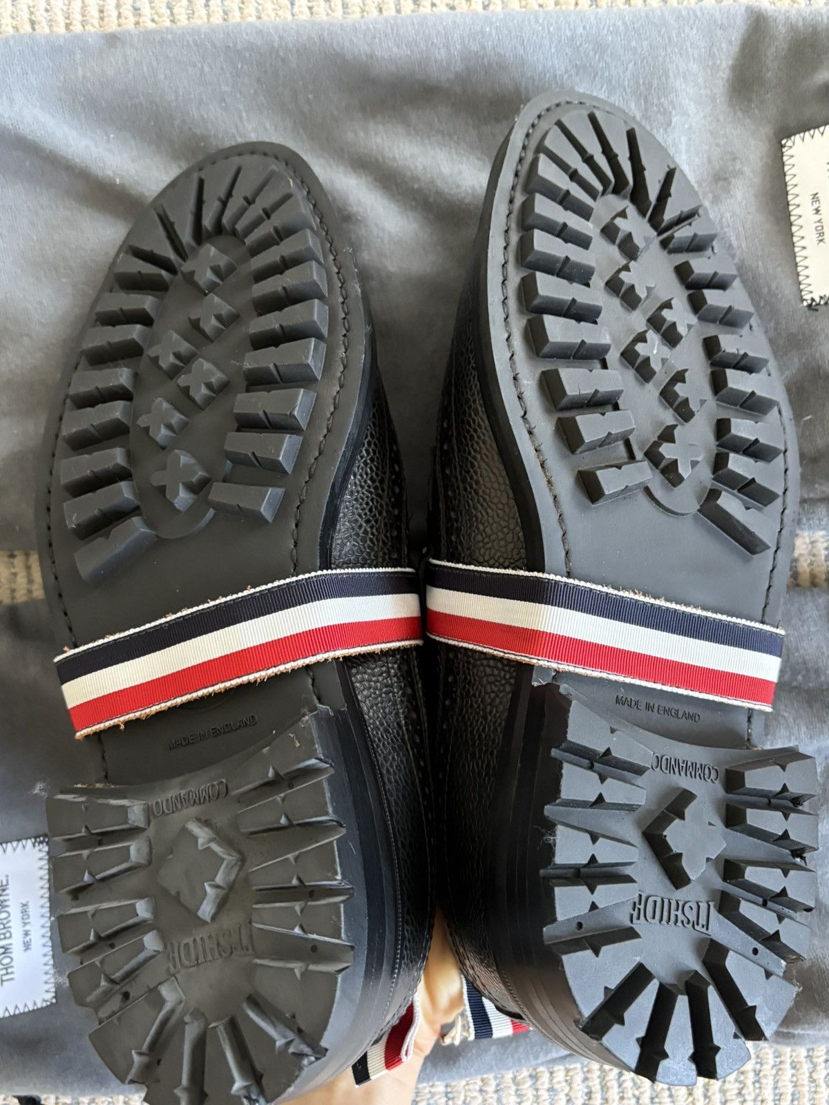 Thom Browne Classic Longwing Strap Commando Sole Brogue Size US 7 / EU 40 - 6 Thumbnail