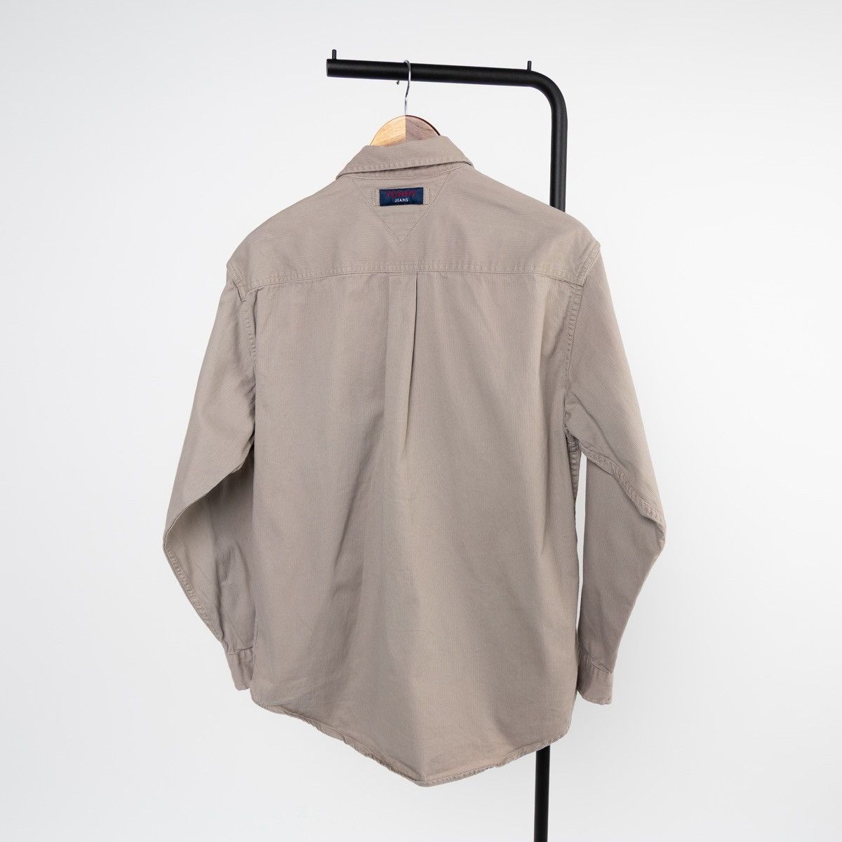Tommy Hilfiger Tommy Hilfiger Jeans Vintage Corduroy Shirt Beige Button Up Size US S / EU 44-46 / 1 - 2 Thumbnail