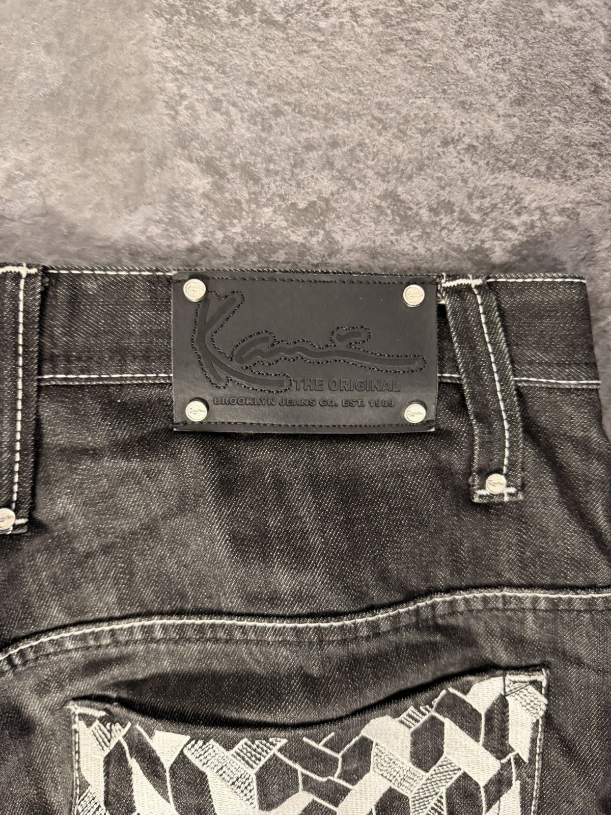 Karl Kani Vintage Karl Kani jeans,sk8 streetwear y2k japan style Size US 38 / EU 54 - 6 Thumbnail