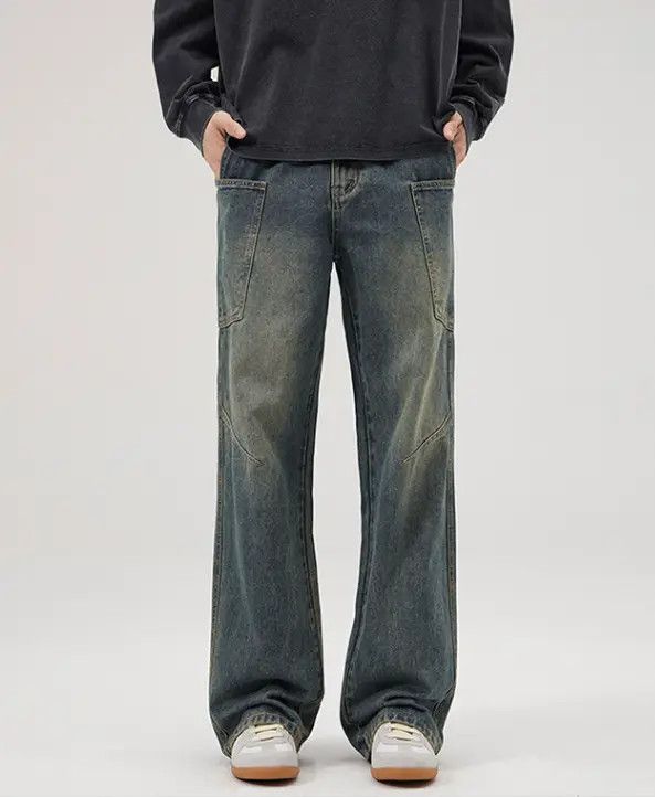 Japanese Brand Madoka x Yoko Men's retro multi-pocket cleanfit cargo jeans Size US 32 / EU 48 - 1 Thumbnail
