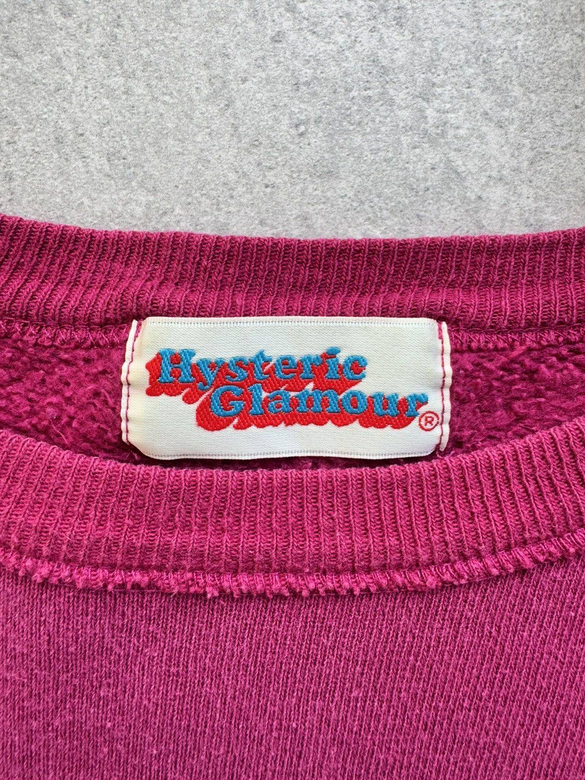 Hysteric Glamour 90s Hysteric glamour maroon crew neck Size XS / US 0-2 / IT 36-38 - 6 Thumbnail