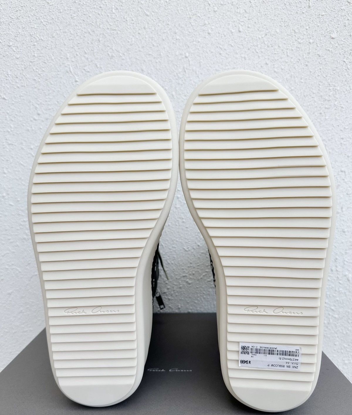 Rick Owens Rick Owens Mainline Leather High-Top Platform Sneakers Size US 10 / EU 43 - 7 Thumbnail