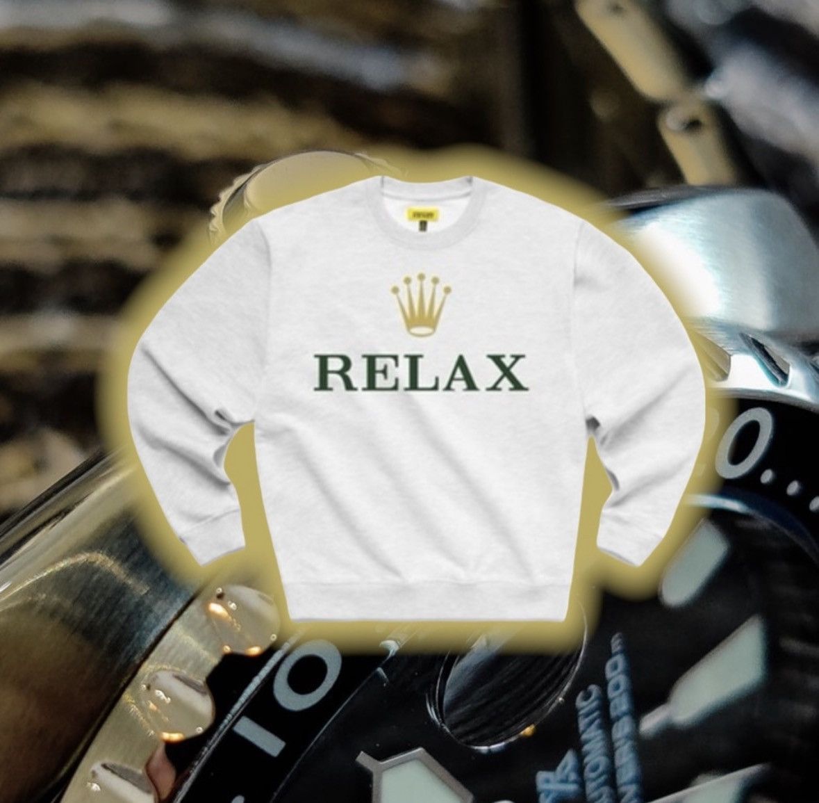 Market 🆕 "ReLaX" LuXuRY WaTCH Crewneck 🔱🕜👕🧢 Size US M / EU 48-50 / 2 - 1 Thumbnail