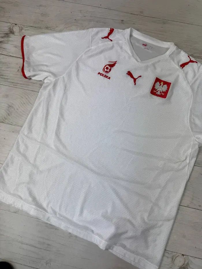 Puma Puma Poland 2008 2009 Home Football Shirt Soccer Jersey Size US XL / EU 56 / 4 - 3 Thumbnail