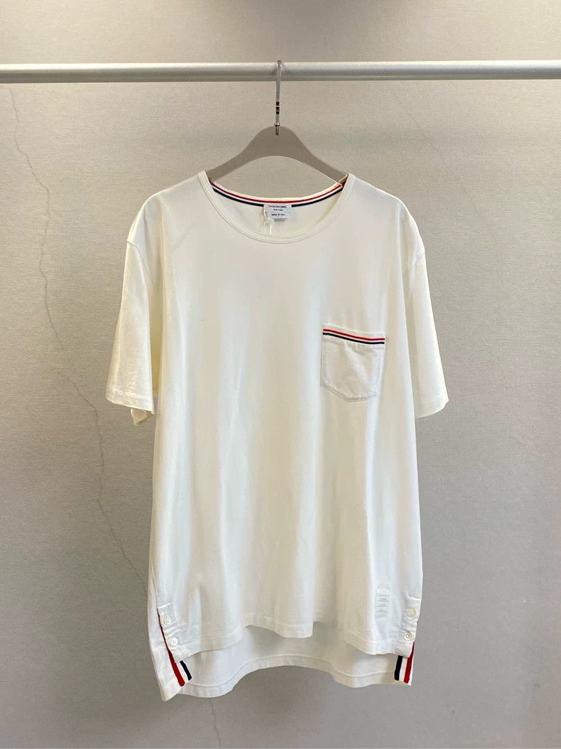 Thom Browne Thom Browne White short sleeves Size US XL / EU 56 / 4 - 1 Thumbnail