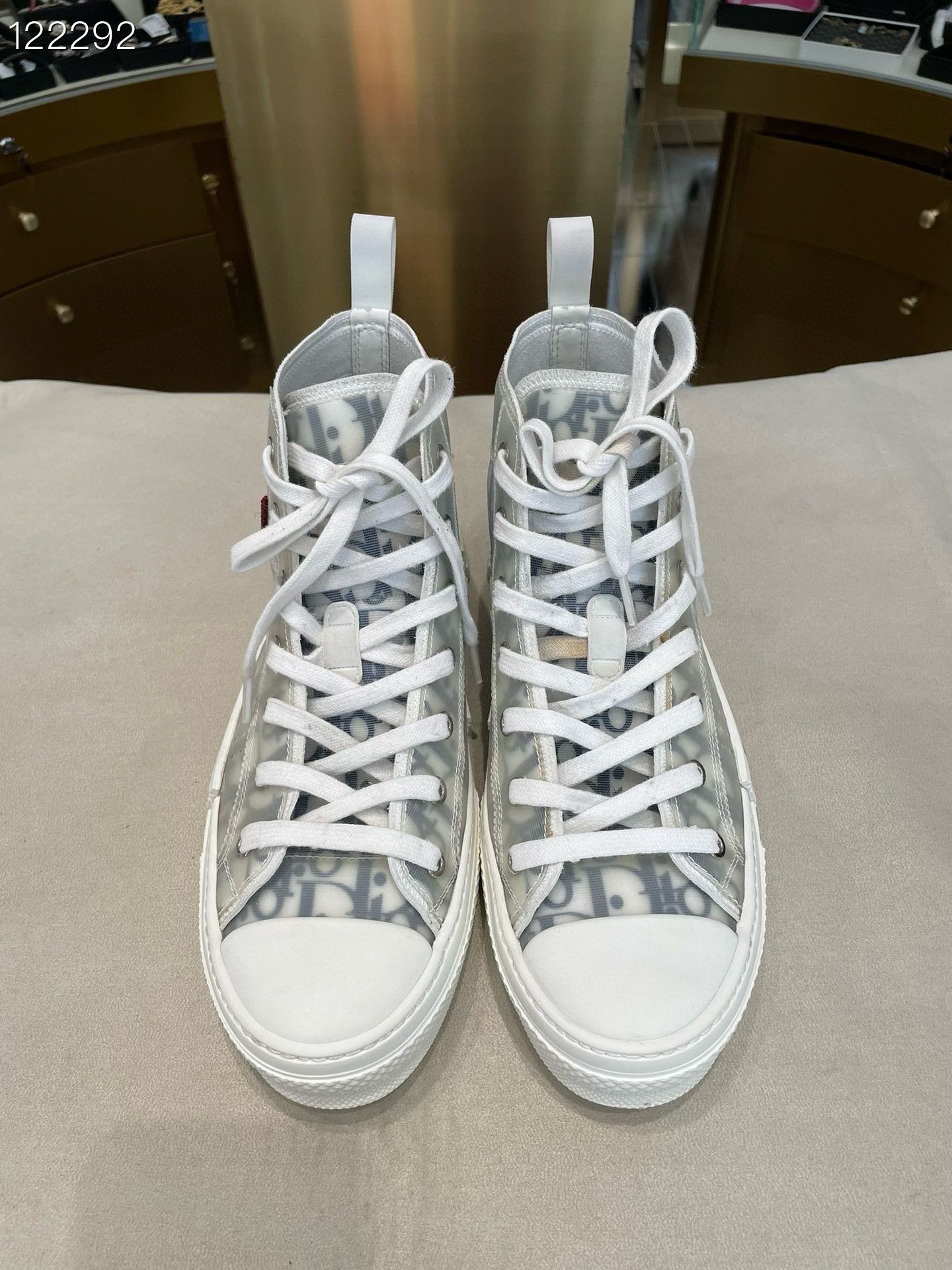 Dior Dior B23 Canvas High-Top Sneakers Size US 6 / EU 39 - 1 Thumbnail
