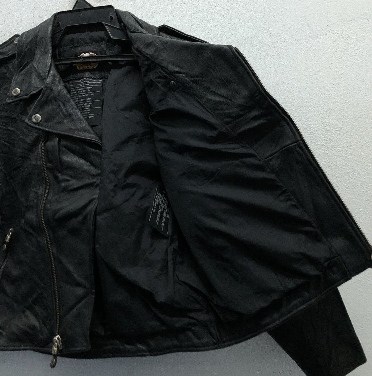Harley Davidson Vintage Harley Davidson Motorcycles Leather Jacket Size US L / EU 52-54 / 3 - 17 Thumbnail