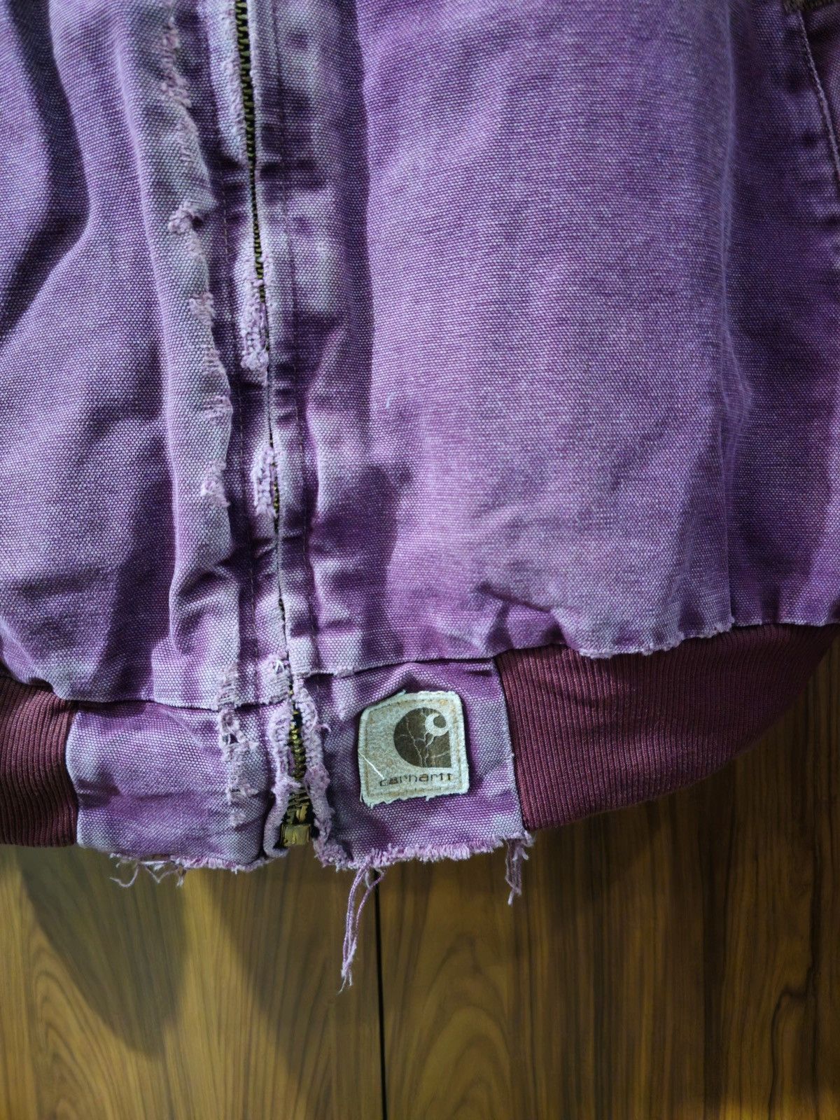 Carhartt RARE Carhartt JQ2246 Santa Fe Jacket – Wine/Burgundy (1996) Size US L / EU 52-54 / 3 - 4 Thumbnail