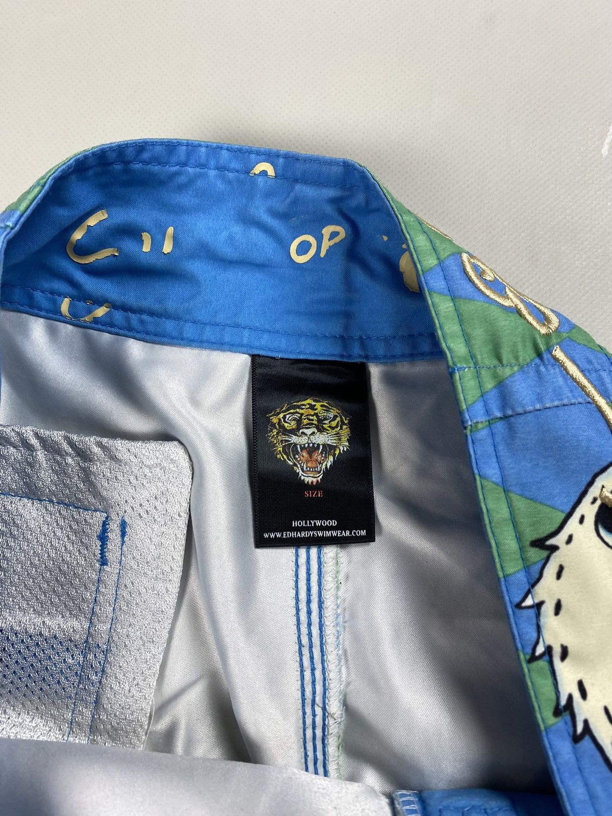Ed Hardy Ed Hardy Y2K men’s overprinted surf swim shorts size ~ 32 Size US 32 / EU 48 - 13 Thumbnail