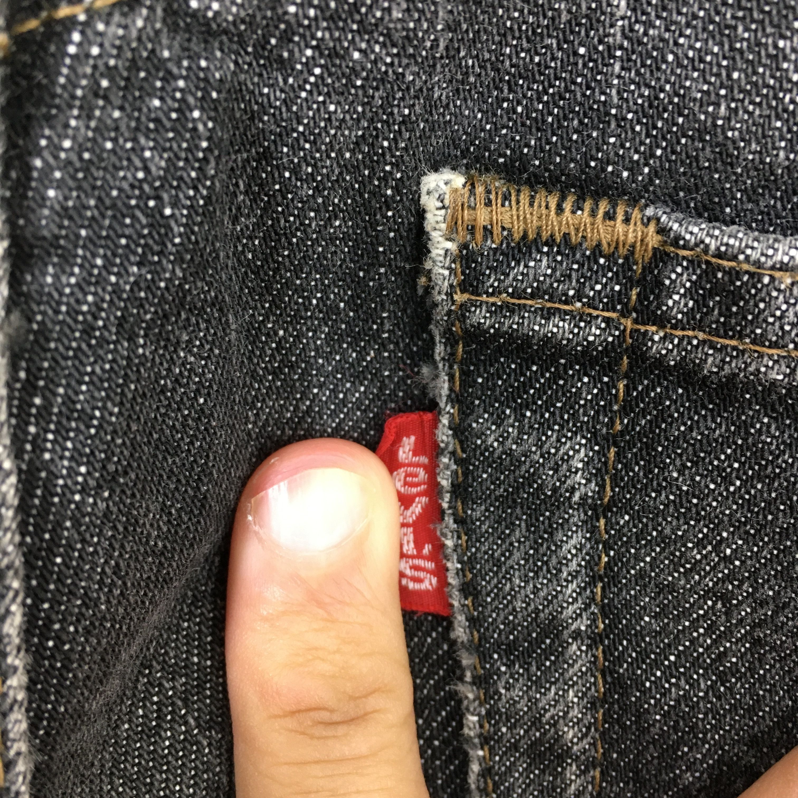 Jean × Levi's × Vintage Size 30x31 Vintage Levi's 603 Faded Black Jeans Size US 30 / EU 46 - 16 Thumbnail