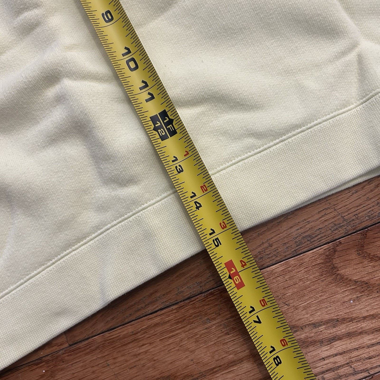 Alexander Wang Cropped Yellow Fleece Pullover Sweatshirt Small Size S / US 4 / IT 40 - 6 Thumbnail