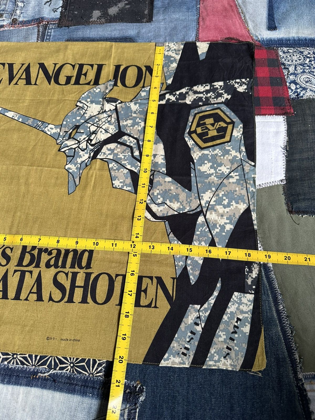 Vintage Evangelion Handkerchief/ Neckerchief/ Bandana Size ONE SIZE - 7 Thumbnail