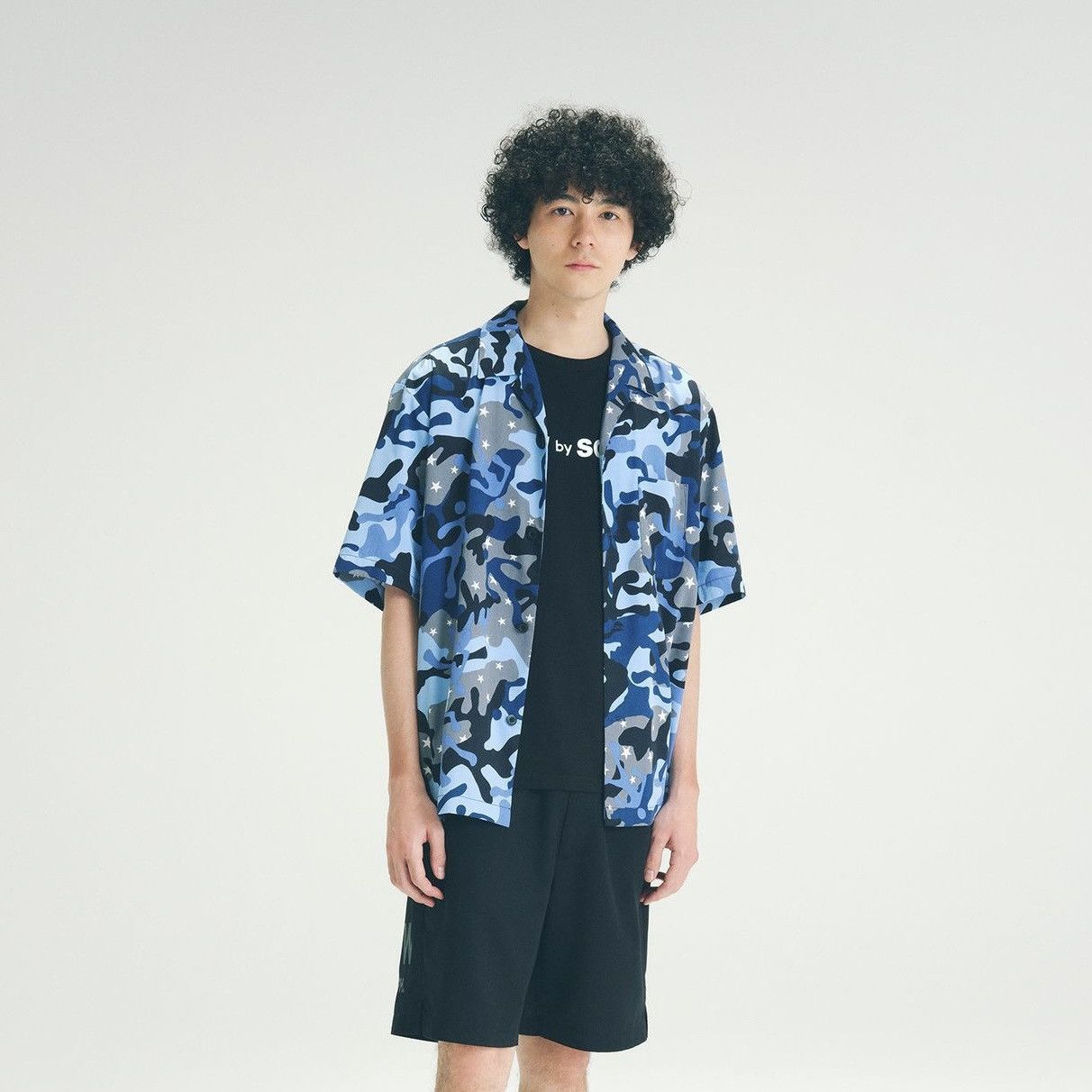 Sophnet. 1MW by SOPH. GU x sophnet blue camo star shirt Size US S / EU 44-46 / 1 - 2 Thumbnail
