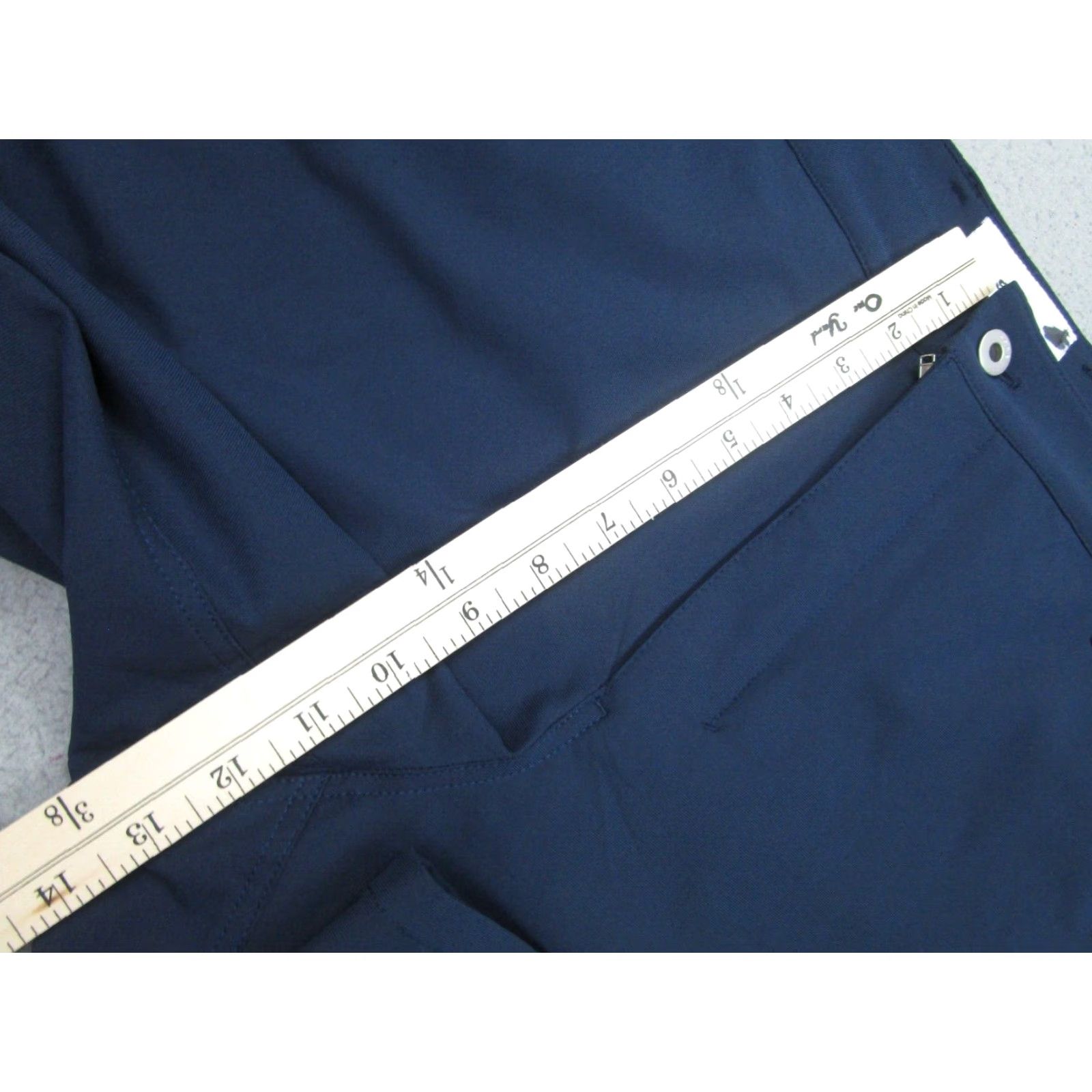 Vintage Sene Pants Mens 42 Short Blue Soho Flex Tech Stretch Performance Dress Slacks Size US 42 / EU 58 - 6 Thumbnail