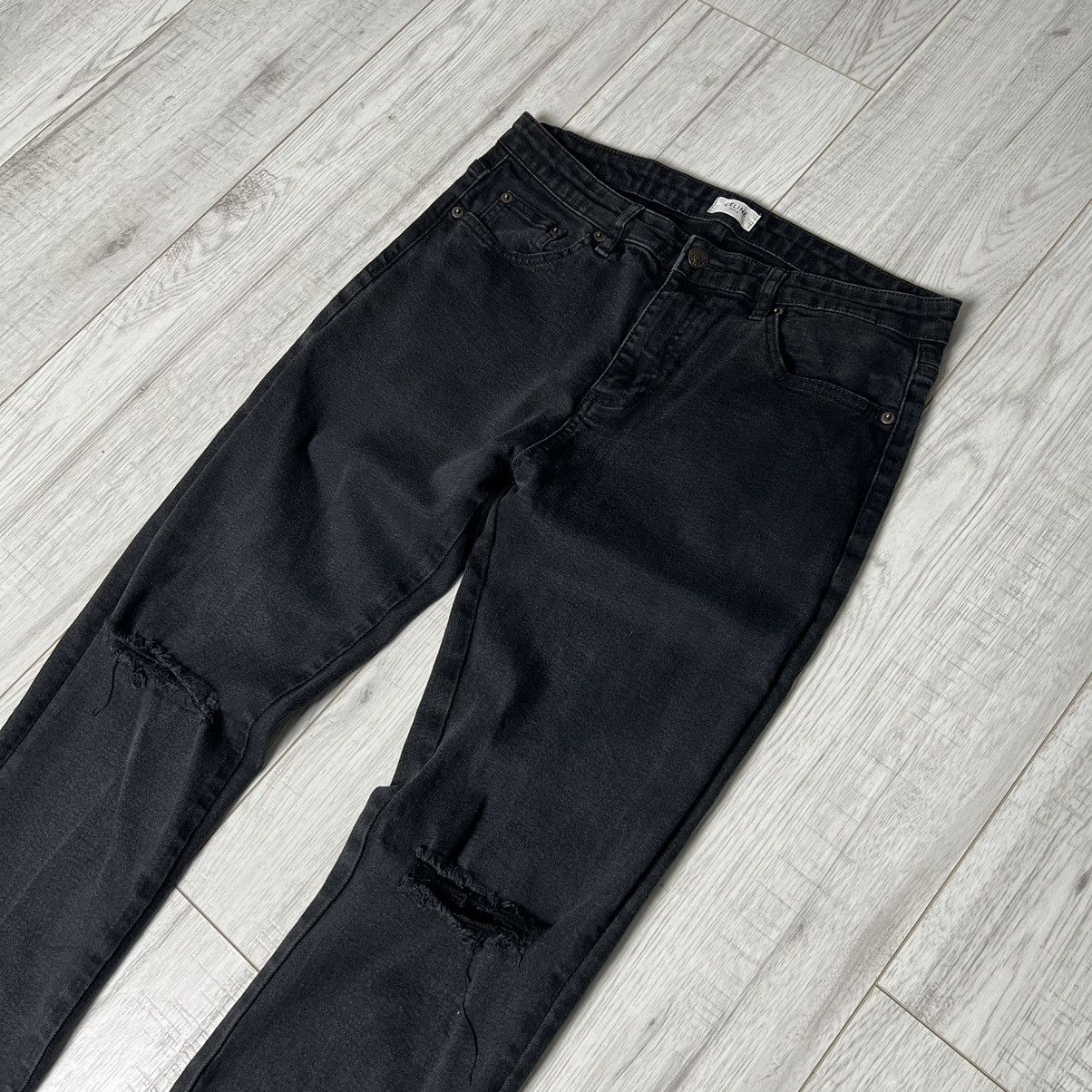 Celine Celine Knee Slit Ripped Jeans Size US 30 / EU 46 - 2 Thumbnail