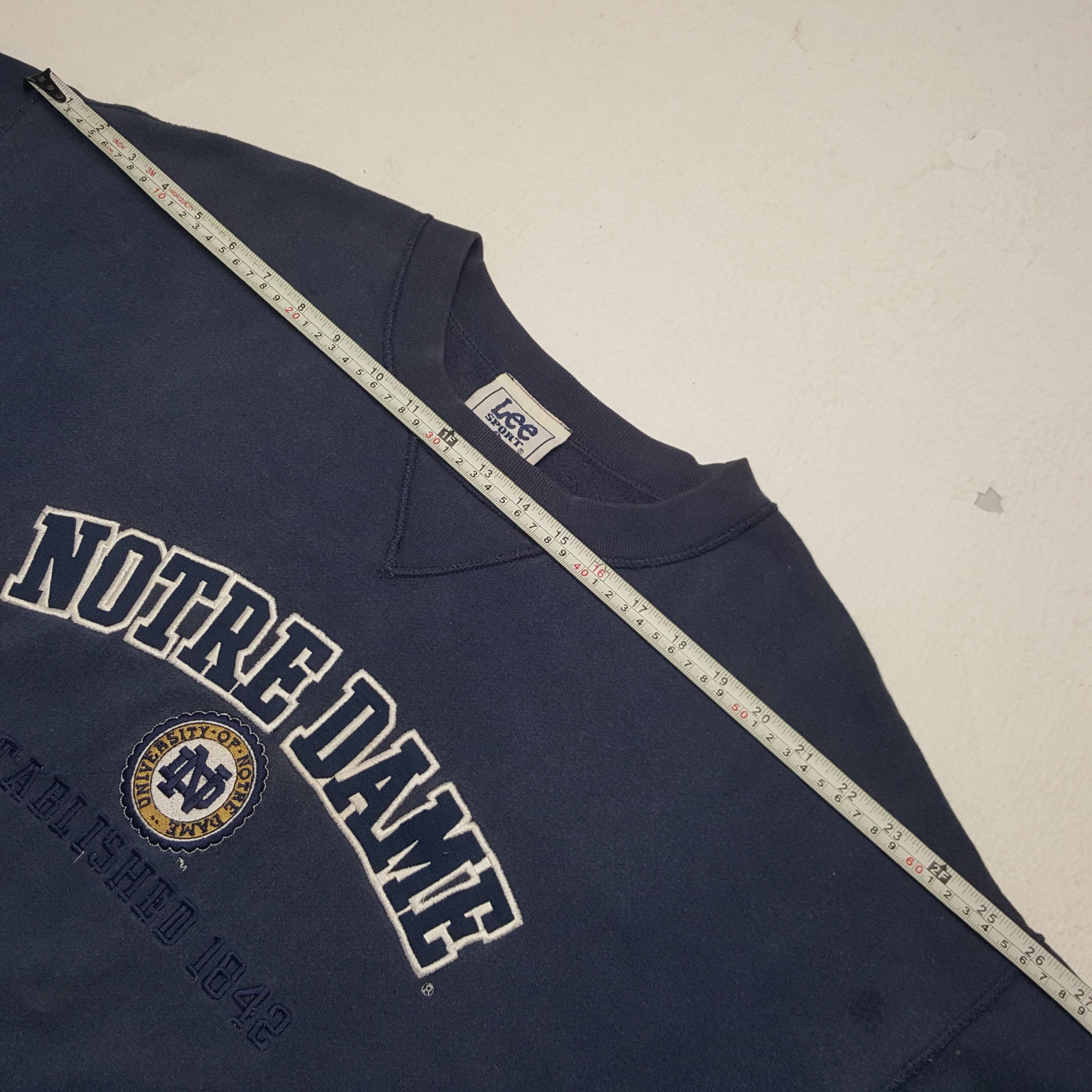Lee × Vintage Vintage Lee Sport x Norte Dame Sweatshirt Size US XXL / EU 58 / 5 - 7 Thumbnail
