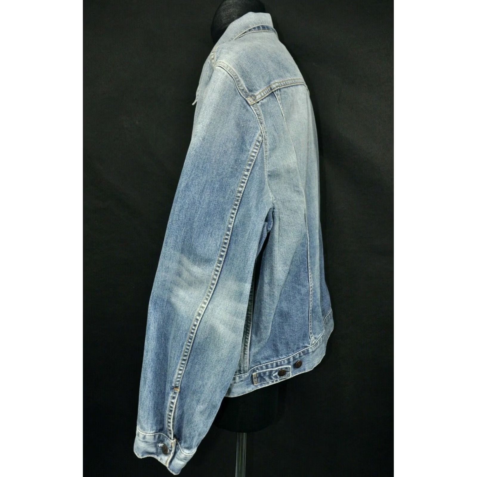 Levi's Levi's 70550 Denim Jacket Rider Trucker Blue 2XL Men Shirt Jacket Vintage NOT INCLUDED N/A Size US 39 - 3 Thumbnail