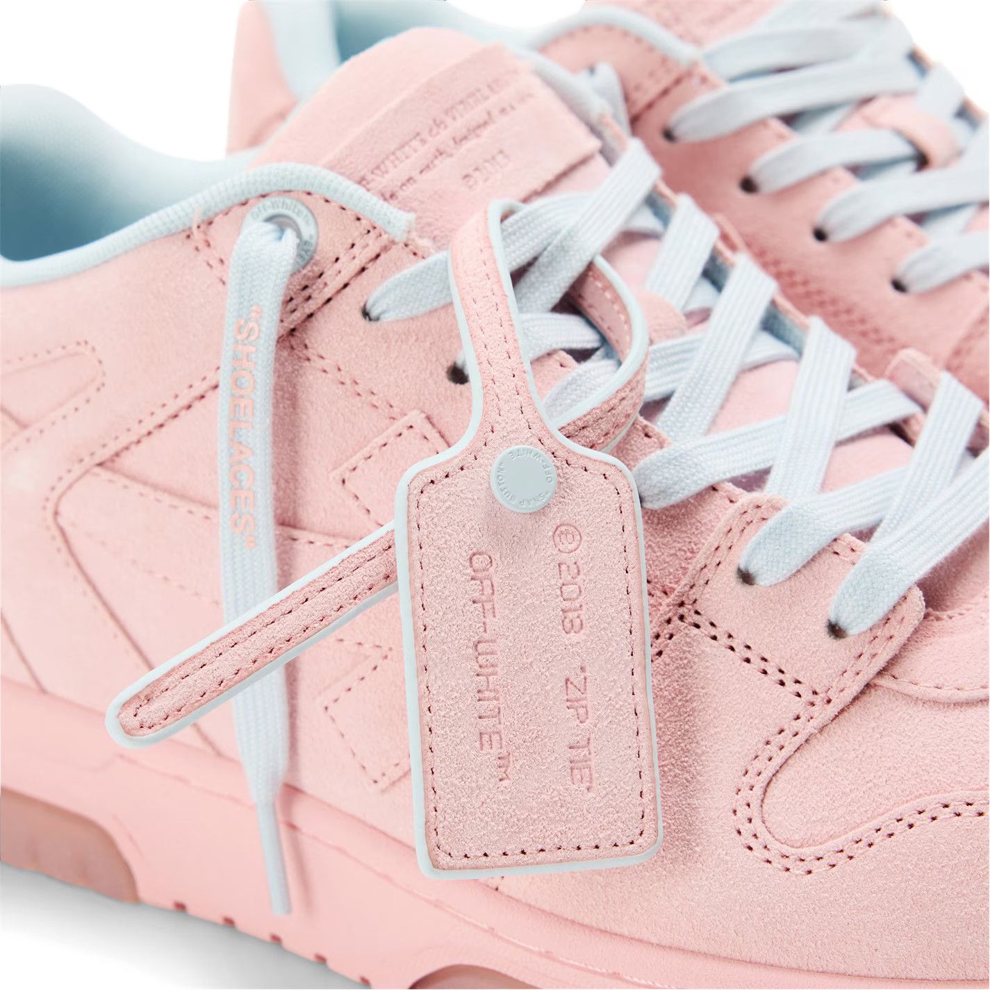 Off-White o1g2r1mq0226 Outofoffice Low-Top Trainers in Soft Pink Size US 12 / EU 45 - 3 Thumbnail
