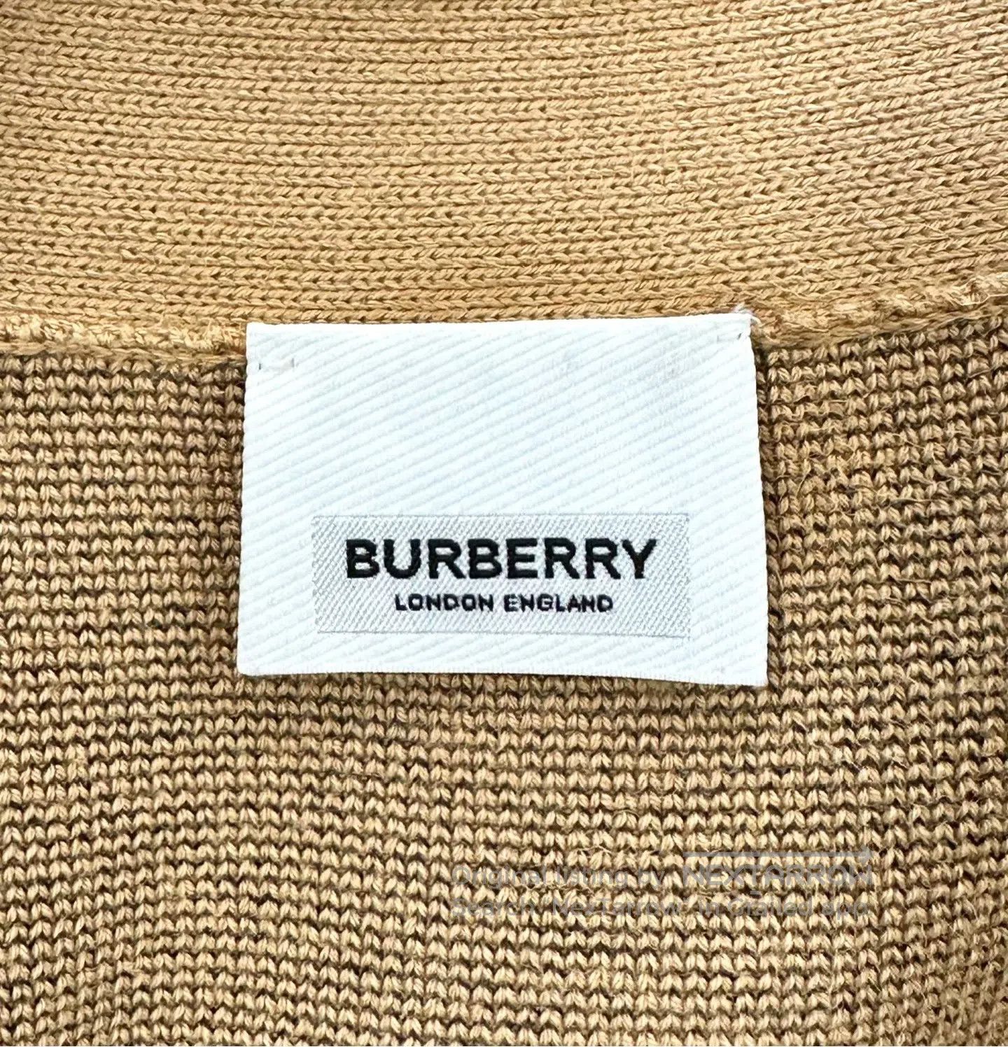 Burberry Burberry Brown Warhorse Monogram Printed Knit Cardigan| Size S / US 4 / IT 40 - 3 Thumbnail
