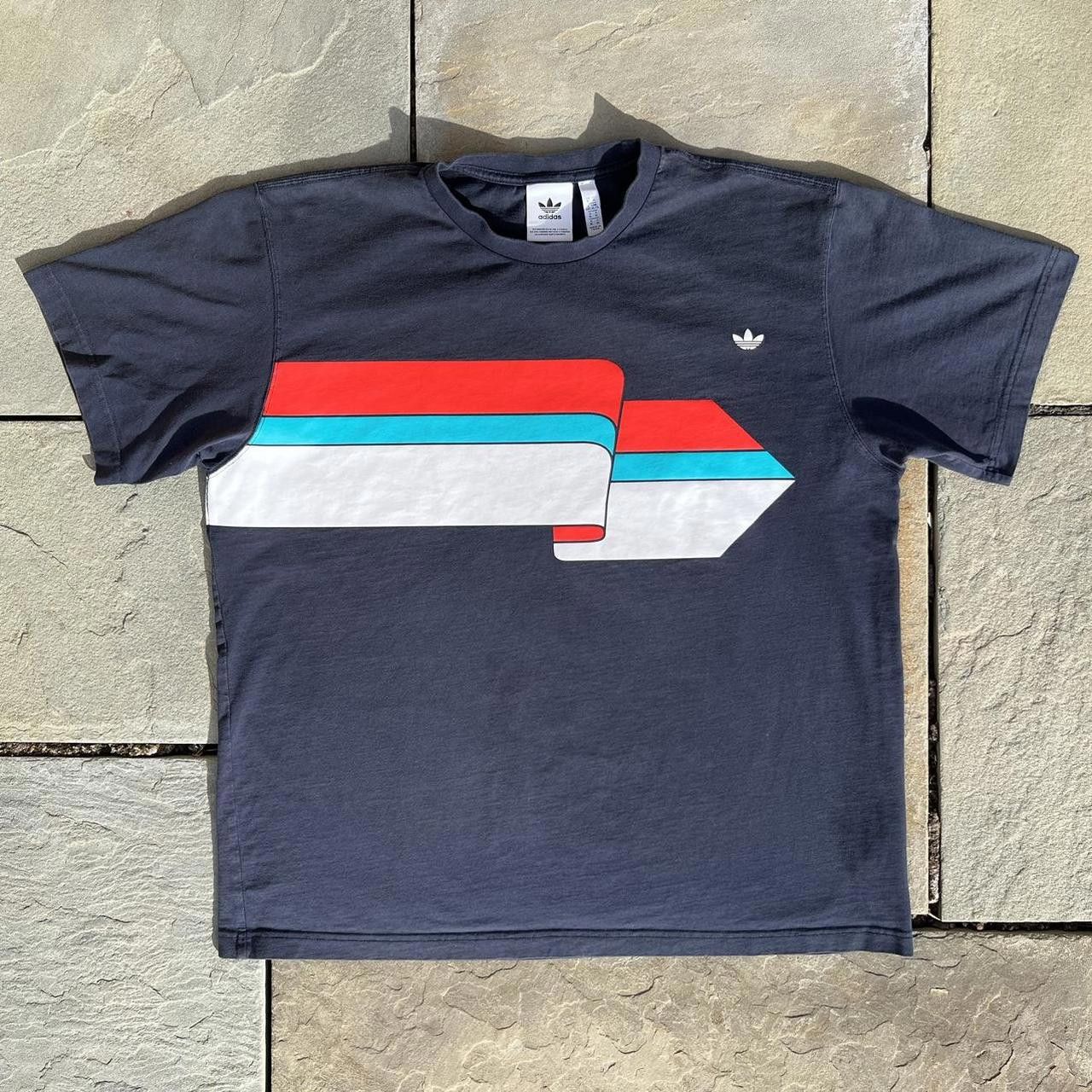 Adidas Adidas Front and Back Wraparound Graphic T-Shirt Size US XL / EU 56 / 4 - 2 Thumbnail