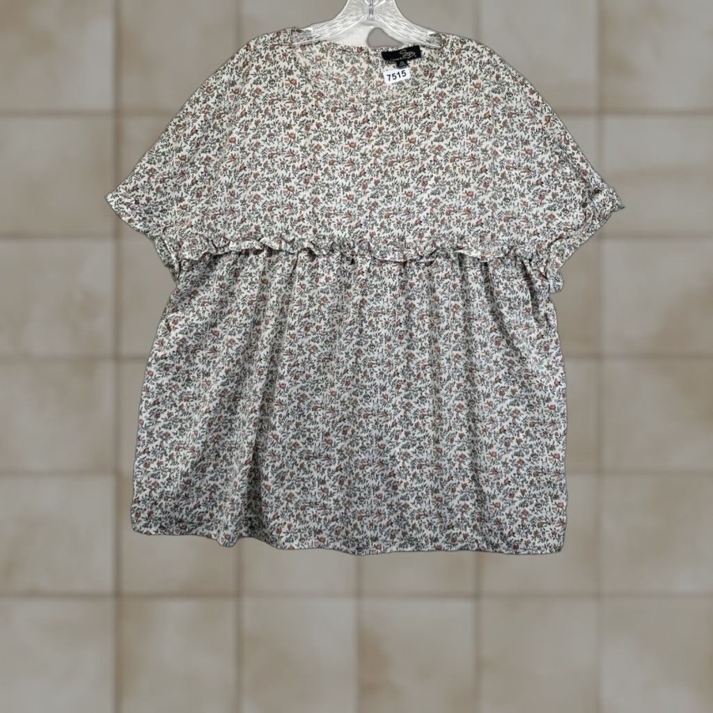 Vintage VINTAGE Suzanne Betro Women’s Plus Size 2X Floral Blouse Short Sleeve Rayon Summer Casual Women's Size XXL / US 16-18 / IT 52-54 - 1 Thumbnail