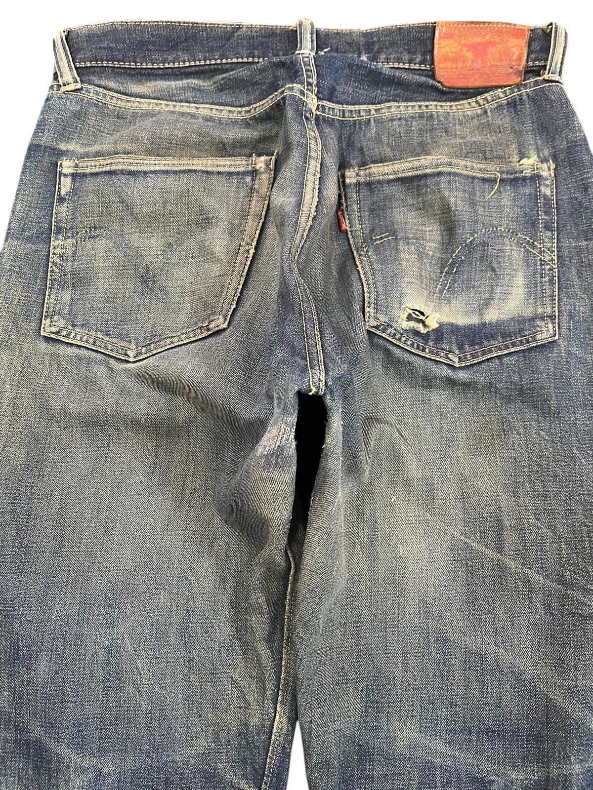 Warehouse & Co. Vintage Warehouse&Co Mudwash Selvedge Distressed Denim Size US 31 - 7 Thumbnail
