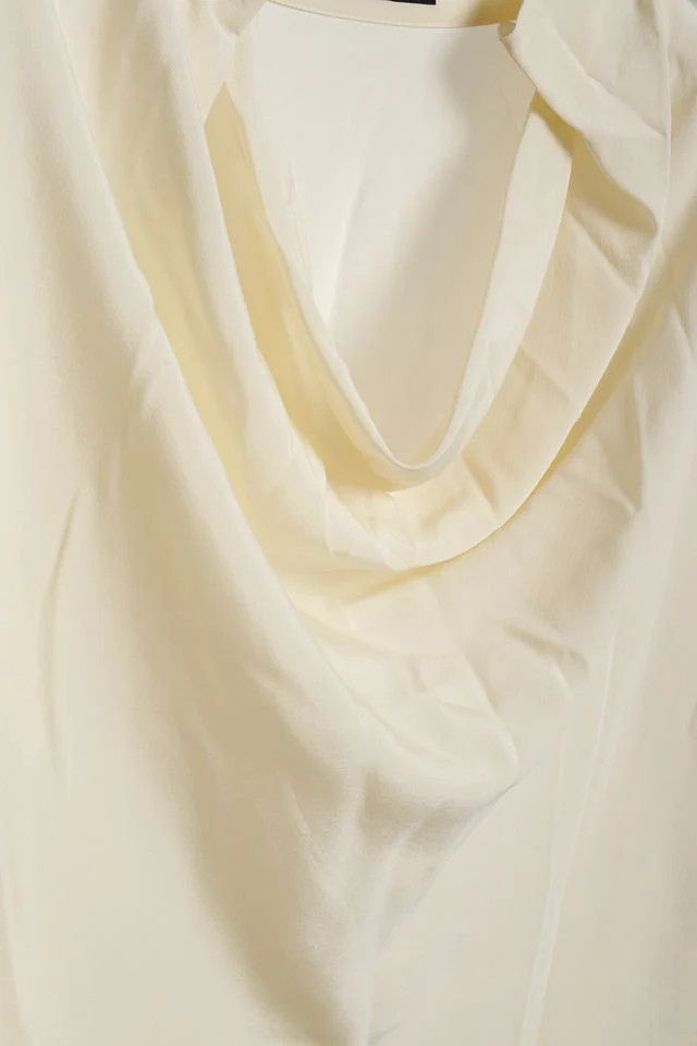 Etro Etro Cream Silk Cowl Neck Tunic Size M / US 6-8 / IT 42-44 - 4 Thumbnail