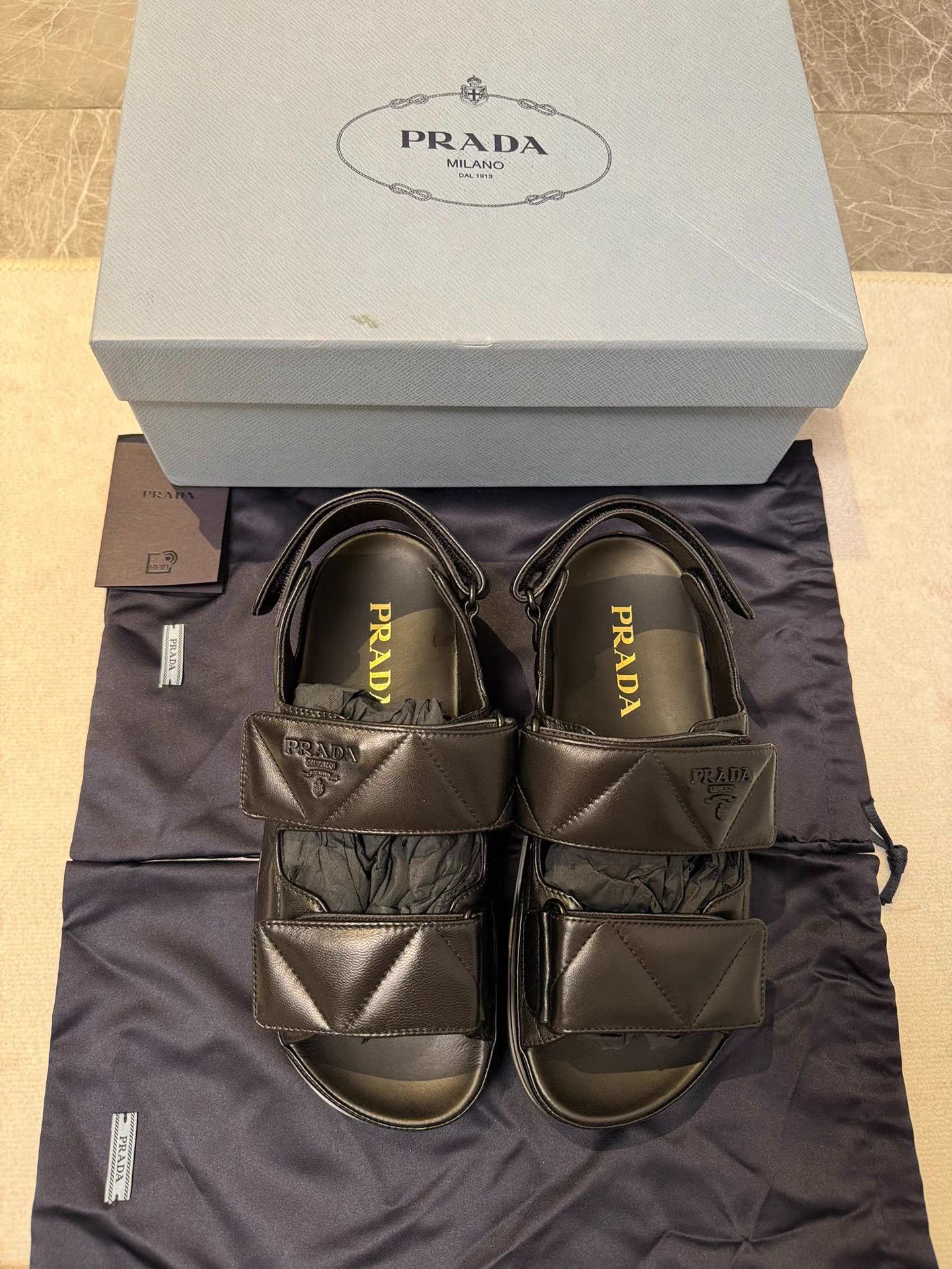 Prada Prada Women's Fussbett Sandals Slides K6 Size US 6 / IT 36 - 2 Thumbnail