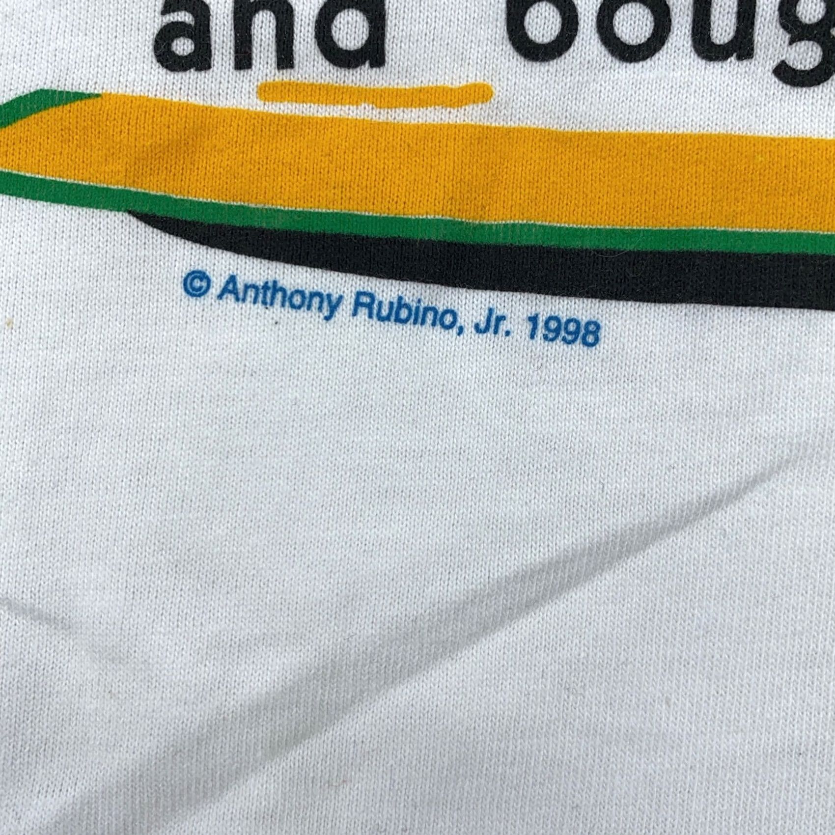 Vintage VINTAGE Funny Bad Birthday Gift Present T-Shirt S Mens White 80s 90s Crew Neck Short Sleeve Cotton Vintage Shirt Mens Size US S / EU 44-46 / 1 - 5 Thumbnail