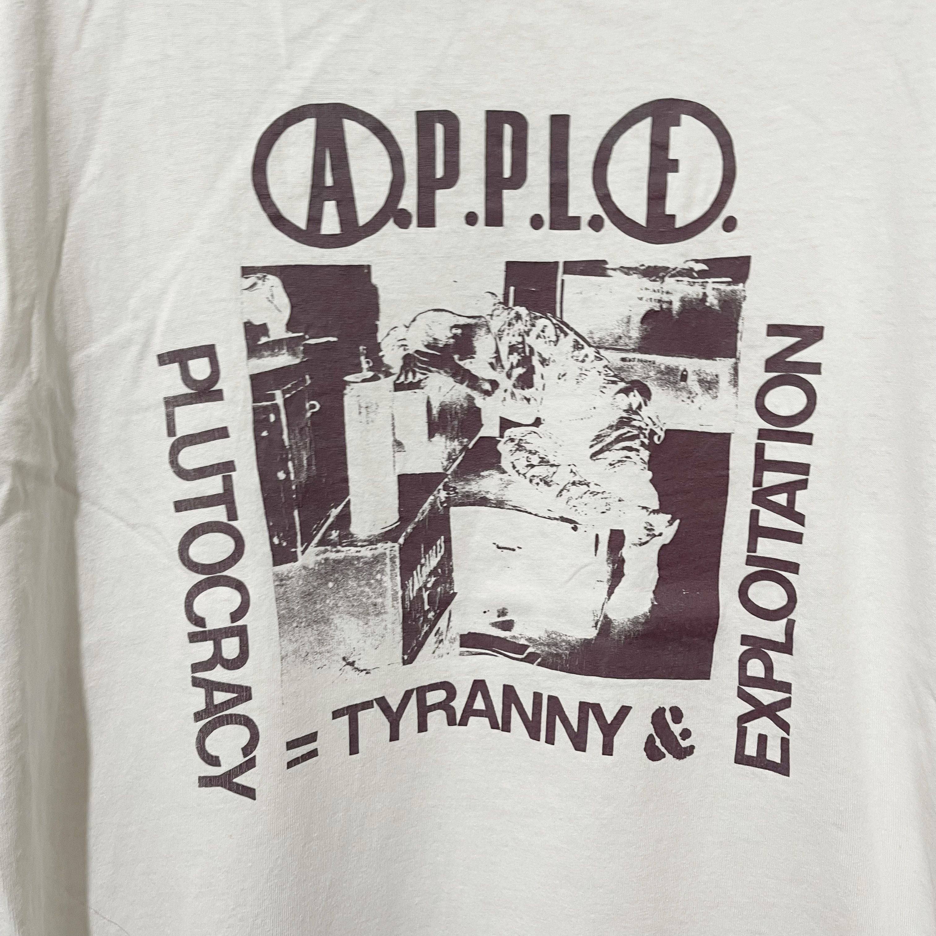 Band Tees Vintage 90s A.P.P.L.E. Punk Band T-Shirt Size US L / EU 52-54 / 3 - 2 Thumbnail
