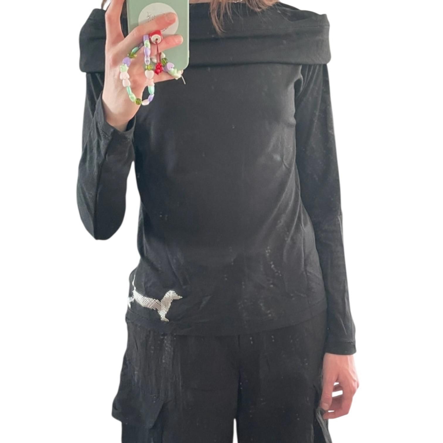 Cop Copine The Cop Copine Off Shoulder Dog Top Size ONE SIZE - 2 Thumbnail