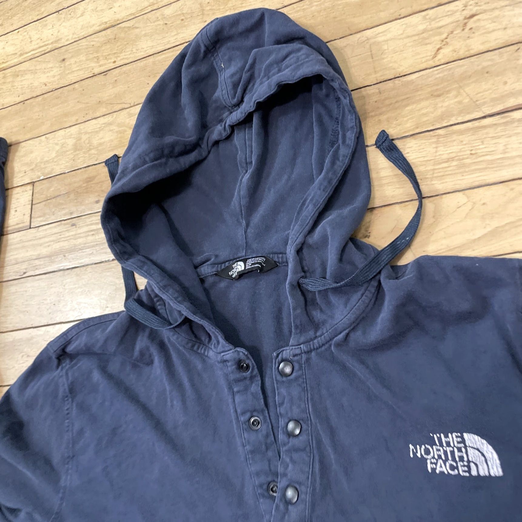 The North Face The North Face Snap Hoodie Men S Active Logo Blue Lightweight Beachy Sweater S Size US S / EU 44-46 / 1 - 4 Thumbnail