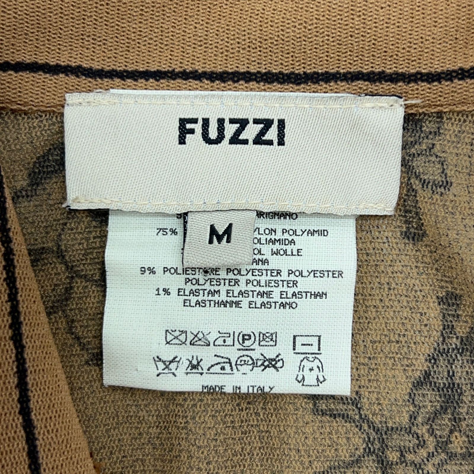 FUZZI Fuzzi JPG Size M Shirt Dress Sheer Multimedia Long Sleeve Size M / US 6-8 / IT 42-44 - 12 Thumbnail