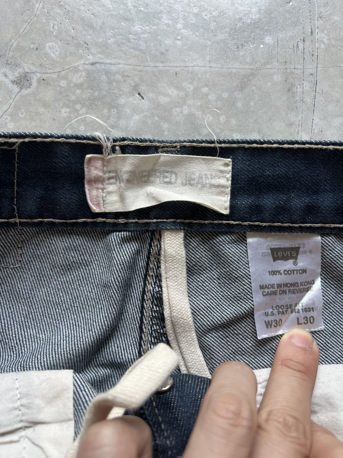Levi's Vintage Levis Engineered Twisted Jeans Tag W30 Actual 31x29 Size US 34 / EU 50 - 4 Thumbnail