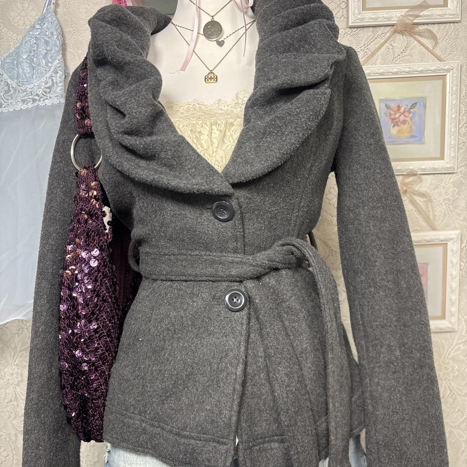 Other y2k grunge ruffle tie up jacket Size L / US 10 / IT 46 - 3 Thumbnail