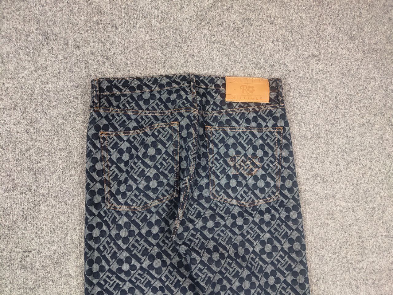 Tommy Hilfiger Richard Quinn Tommy Hilfiger Monogram jacquard Denim Jeans Size US 32 / EU 48 - 6 Thumbnail