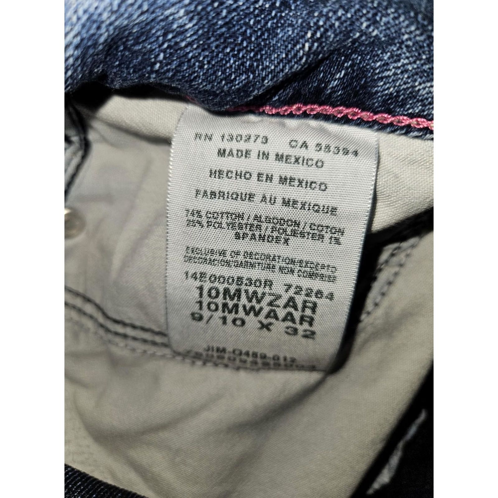 Wrangler VINTAGE Wrangler Jeans Womens Bootcut 9/10 32 Blue Embroidered Pockets Stretch Denim 10MWZ Womens Jeans Size 30" / US 8 / IT 44 - 3 Thumbnail
