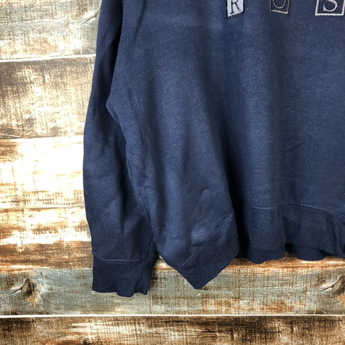Japanese Brand × Vintage Troy Bros vintage Dark Blue Sweatshirt #A2019 Size US L / EU 52-54 / 3 - 7 Thumbnail