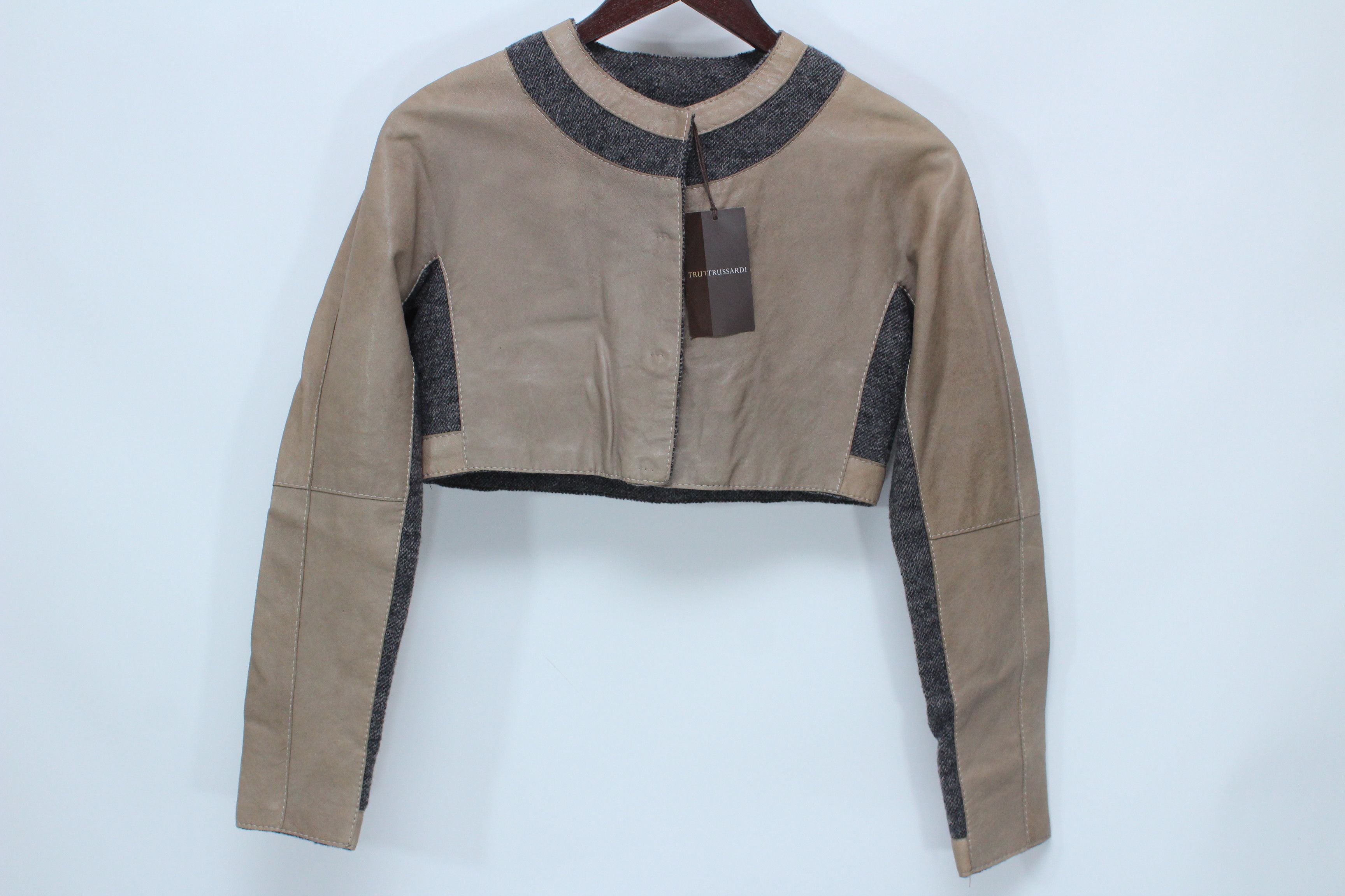 Trussardi Trussardi Leather Jacket Womens Size 38 Hype Rare Size XS / US 0-2 / IT 36-38 - 2 Thumbnail