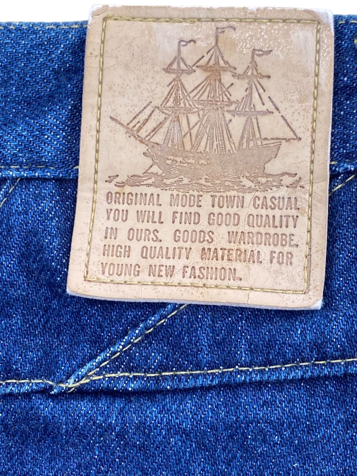 Japanese Brand Japanese Brand Tie Up Arrow Line Style Jeans Size US 26 / EU 42 - 13 Thumbnail