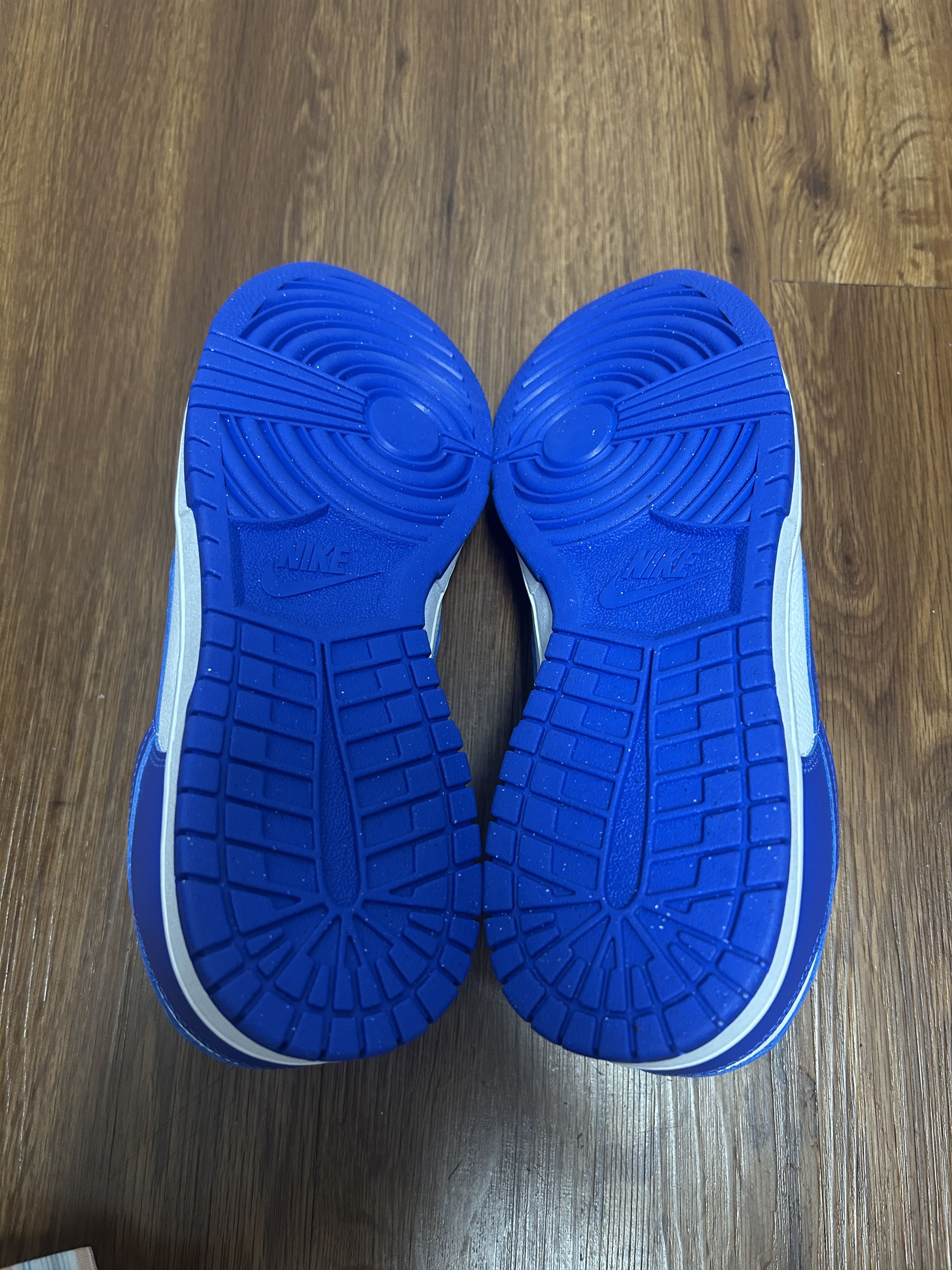 Nike Nike By You Dunk Low White Royal Blue Size US 10.5 / EU 43-44 - 6 Thumbnail