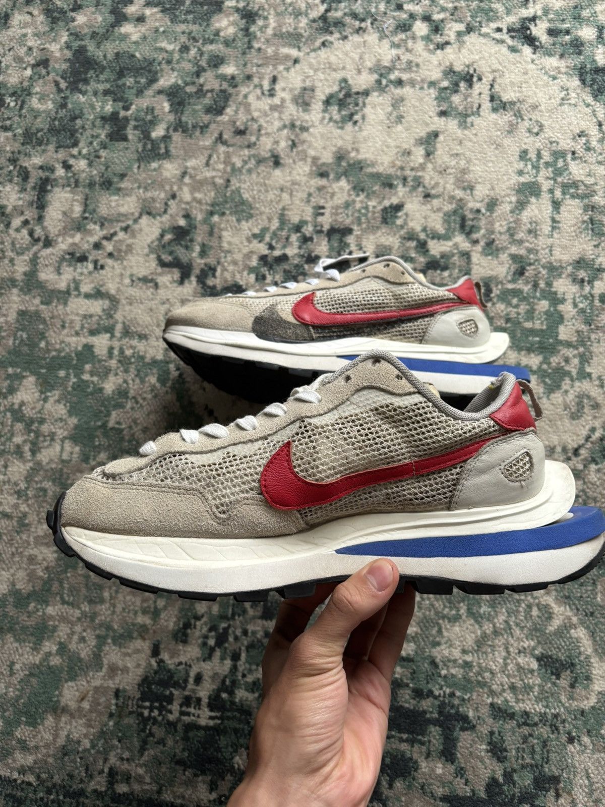 Nike × Sacai Nike x sacai vaporwaffle Sport Fuchsia/Game Royal Size US 11 / EU 44 - 4 Thumbnail