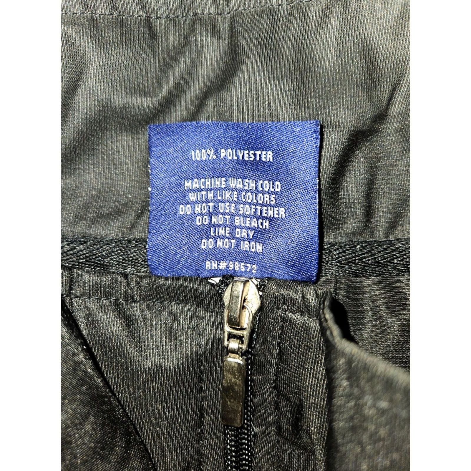 Vintage Steve & Barry's Jacket Large Men's Black Windbreaker FullZip Casual Outdoors Size US L / EU 52-54 / 3 - 5 Thumbnail