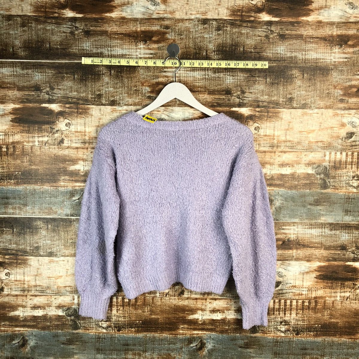 GU × Homespun Knitwear GU Purple mohair shaggy fur Knitwear #A1564 Size XS / US 0-2 / IT 36-38 - 12 Thumbnail