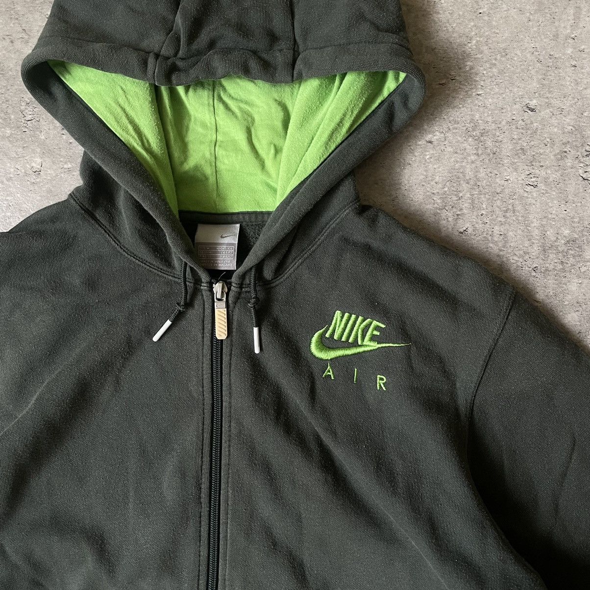 Nike × Nike ACG × Vintage Vintage Nike 90s Air Max Zip-Up Hoodie Size US M / EU 48-50 / 2 - 3 Thumbnail